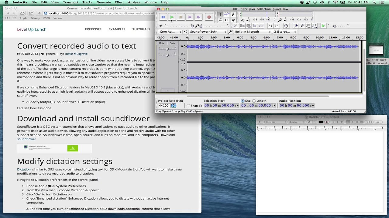 free audio to text software